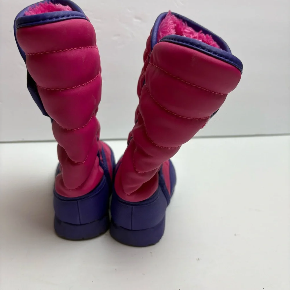 Rugged Outback Snow Boots Pink Purple Girls size 5